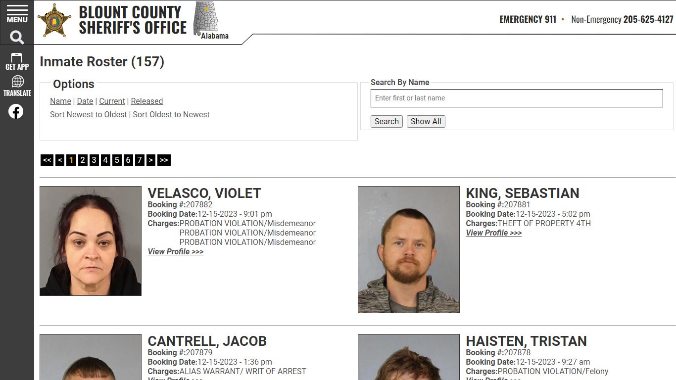 Inmate Roster - Current Inmates Booking Date Descending - Blount County ...